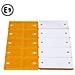 10 X Trailer Rettangolari Giallo Riflettori Riflettente Rettangolare Per Cancello Messaggi Rettangolare Posteriore Riflettori Vite Di Fissaggio Rimorchio Riflettore Rv Adatto Trattore Stradale Porta Riflettori (giallo)  - Foto miniatura 2