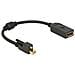 62638, 0,25 m, Mini DisplayPort, DisplayPort, 5,5 mm, Sacchetto di politene - Foto miniatura 1