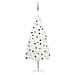 Set Albero Natale Artificiale con LED e Palline Bianco 150 cm - Foto miniatura 1
