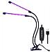 Lampada A Led Per Illuminazione Piante /piante Con 2 Bracci Flessibili - Foto miniatura 1