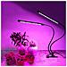 Lampada A Led Per Illuminazione Piante /piante Con 2 Bracci Flessibili - Foto miniatura 6