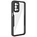 Cover Oppo A54 5g / A74 5g Retro Plexiglass Fronte Polimero Bordo Nero - Foto miniatura 7