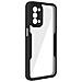 Cover Oppo A54 5g / A74 5g Retro Plexiglass Fronte Polimero Bordo Nero - Foto miniatura 5