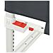 Sponda Letto Sicurezza Bambini Grigio Scuro 140x25 cm Tessuto - Foto miniatura 2