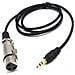 Cavo Microfonico Xlr - Mini Jack 3,5 Mm Mcable-xlr - Foto miniatura 1