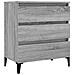 Credenza Grigio Sonoma 60x35x70 Cm In Legno Multistrato - Foto miniatura 2