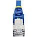Cavo Ethernet CAT 6a - 7m - Blu - Cavo di rete LAN Low Smoke Zero Halogen (LSZH) - 10GbE 500MHz 100W PoE++ - Filo /Cavo patch schermato S /FTP con spinotto RJ45 antigroviglio e rilievi di trazione - Foto miniatura 4