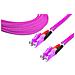 LDP-50 LSH-LSH 3.0 OM4 cavo InfiniBand e in fibra ottica 3 m E-2000 (LSH) Viola - Foto miniatura 1