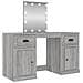 Toeletta Con Led Grigio Sonoma 130x50x132,5 Cm - Foto miniatura 2