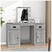 Toeletta Con Led Grigio Sonoma 130x50x132,5 Cm - Foto miniatura 1