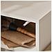 Scarpiera In Rattan Da Ingresso, Scarpiera Con Vano Contenitore, Scarpiera Decorativa Portascarpe Con Panca In Legno, 100x35x60cm Fsr128-w - Foto miniatura 6