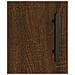 Armadietti A Parete 2 Pz Rovere Marrone In Legno Multistrato - Foto miniatura 2