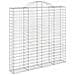 Cesti Gabbioni Ad Arco 6 Pz 200x30x200/220 Cm Ferro Zincato - Foto miniatura 3