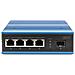 Switch PoE di rete Fast Ethernet a 4 porte, industriale, non gestito, 1 collegamento SFP - Foto miniatura 3