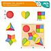Puzzle Di Legno Per Bambini Woomax Forme + 12 Mesi 16 Pezzi (6 Unità) - Foto miniatura 3