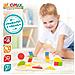 Puzzle Di Legno Per Bambini Woomax Forme + 12 Mesi 16 Pezzi (6 Unità) - Foto miniatura 4