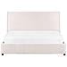 Letto Contenitore Velluto Bianco Crema 160 X 200 Cm Lavaur - Foto miniatura 4