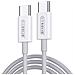 Cavo Usb-c A Usb-c 100w Ricarica Veloce 1m Bianco - Foto miniatura 1
