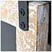 Mobile Credenza Madia Da Interno Bar Pub Interamente In Ferro Con 2 Ante Laterali E 3 Cassetti Centrali In Legno Linea Industrial - Foto miniatura 8