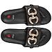 Emmy Slippers Ciabatte Pelle Scarpe Donna Nero Eu 38, 5-100820 0100 - Foto miniatura 2