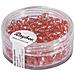 17 Grammi - Perline In Vetro Rotonde Con Foro Argentato Ø4mm - Colore Rosa - Foto miniatura 1