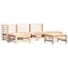 Set Salotto Da Giardino 6 Pz In Legno Massello Di Pino - Foto miniatura 2