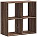 Lusso Casadino -  Libreria Rovere Marrone 68,5x32x68,5 Cm In Legno Multistrato - Foto miniatura 5