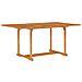 Tavolo Da Giardino 150x90x75 Cm In Legno Massello Di Teak - Foto miniatura 2