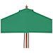 Ombrellone Da Esterni Con Palo In Legno 150x200 Cm Verde - Foto miniatura 5
