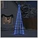 Albero di Natale a LED 550 LED Blu 304 cm - Foto miniatura 3