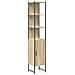 Set di mobili per il bagno con lo scaffale 4 pcs rovere sonoma - Foto miniatura 7