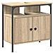 Set di mobili per il bagno con lo scaffale 4 pcs rovere sonoma - Foto miniatura 8