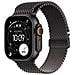 Watch Ultra 3 GPS + Cellular 49mm Cassa Titanio Nero con Loop in maglia Milanese Titanio Nero - Large - Foto miniatura 1