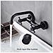 Rubinetto per lavabo da bagno, Blackswan, tipo M143, modello nero anticato, misura 21 cm - Foto miniatura 3