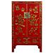 Armadio In Legno Rosso 86x50x150h Cm - Foto miniatura 2