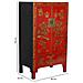 Armadio In Legno Rosso 86x50x150h Cm - Foto miniatura 3