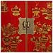 Armadio In Legno Rosso 86x50x150h Cm - Foto miniatura 6