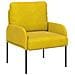 Divani con cuscino 55cm Giallo Legno compensato - Foto miniatura 1