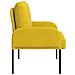 Divani con cuscino 55cm Giallo Legno compensato - Foto miniatura 5