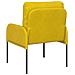 Divani con cuscino 55cm Giallo Legno compensato - Foto miniatura 6