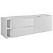 Mobile sottolavabo, Beige, 160 cm, Con piano d'appoggio, 2 cassetti, MDF, Con 2 ante, Ripiano integrato, MODERNO - Foto miniatura 1