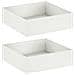 Vaso da giardino 2 pz Bianco 80 x 80 x 30 cm - Foto miniatura 1