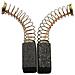 Spazzole di carbone per Peugeot REC3 - 6 x 6 x 11,5 mm - coppia - Foto miniatura 1