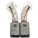 Spazzole di carbone per Hitachi DH 40FA - 7 x 11 x 17 mm - coppia - Foto miniatura 1