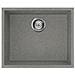 Vasca Sottotop VZUM57TT Dimensioni 50 x 40 cm Colore Titanio Serie Quadra - Foto miniatura 6