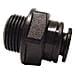 Raccordo Adattatore Osmosi D. 8 Mm X 3/8" Attacco Rapido Diritto - Foto miniatura 1