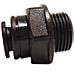 Raccordo Adattatore Osmosi D. 8 Mm X 3/8" Attacco Rapido Diritto - Foto miniatura 2