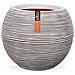 Vaso a Sfera Nature Rib 40x32 cm Avorio KOFI270 - Foto miniatura 1