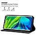 Custodia Compatibile Con Xiaomi Redmi Note 10 In Nero Di Notte - Coperchio Protettiva Con Chiusura Magnetica, Funzione Stand E Tasca Per Le Carte - Foto miniatura 6