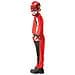 Costume Classico Power Rangers Rosso Per Bambino - Taglia: 3/4 Anni (90/104 Cm)  - Foto miniatura 2